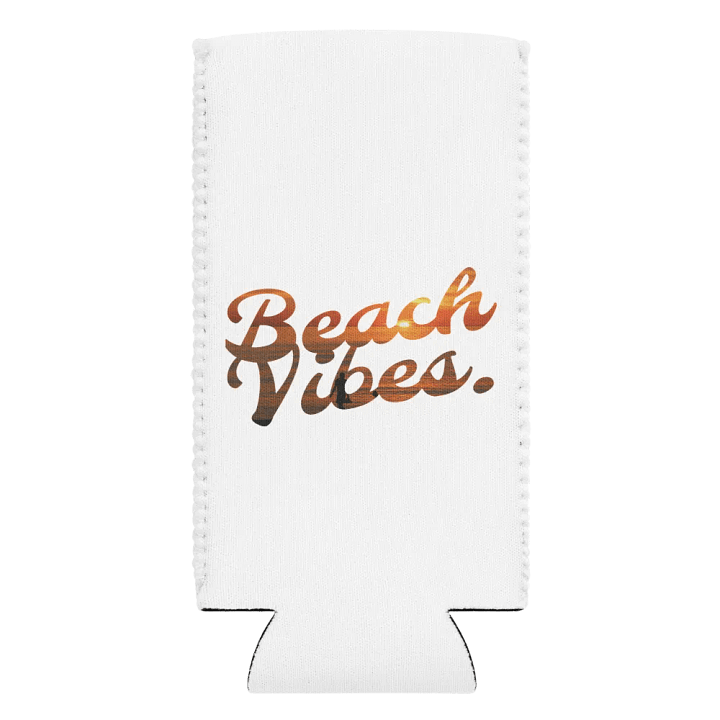 Beach Vibes Sunset Silhouette Coozie Can Cooler product image (2)