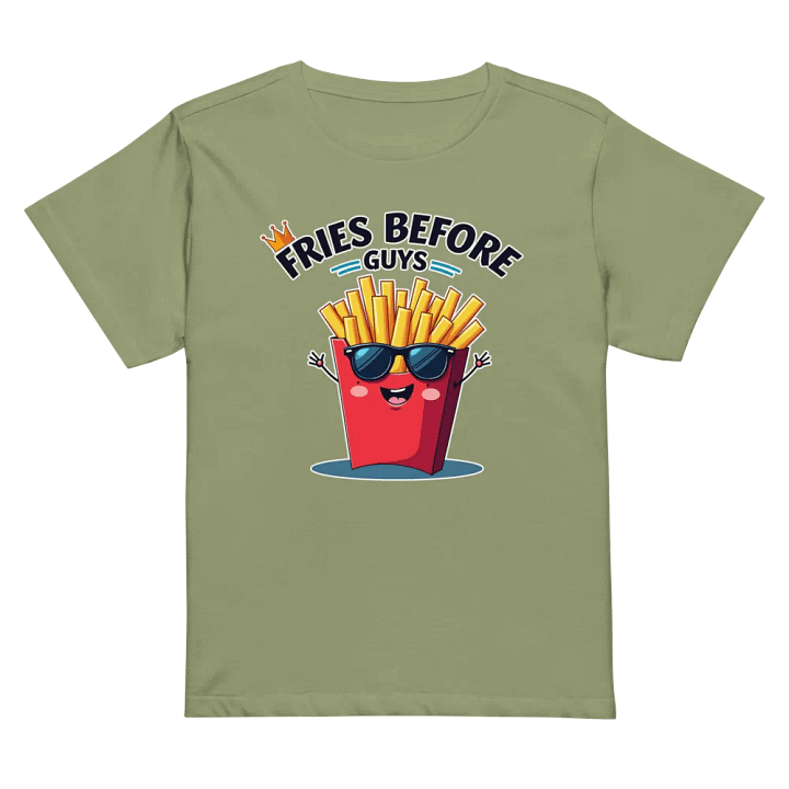 Cheerful Fries Women's High-Waisted Tee product image (32)
