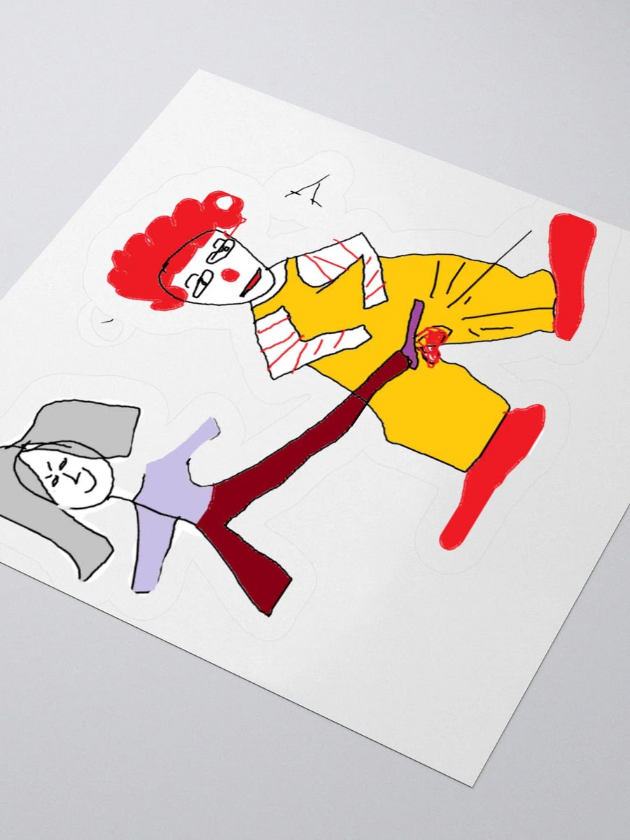 Ron Mcdonald Kicked Sticker product image (6)