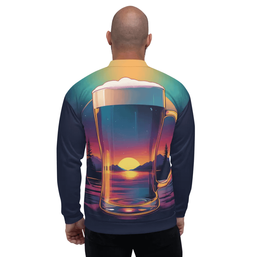 Beer Sunset All Over Print Jacket product image (4)