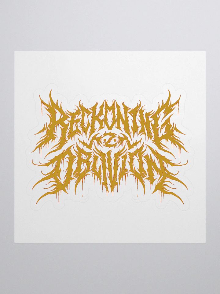 Reckoning Oblivion LOGO Sticker product image (1)