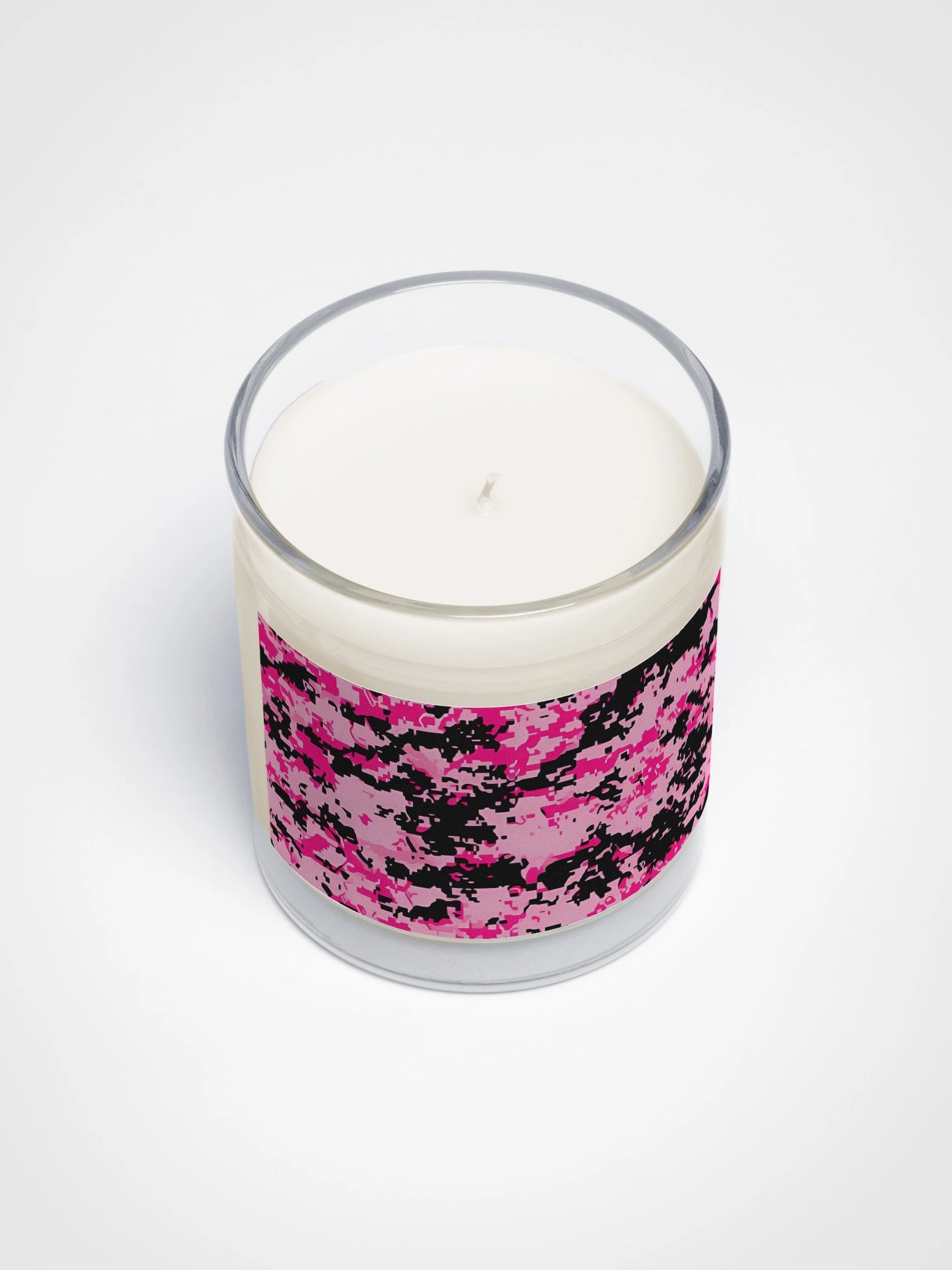 Pink Pixel Camo Soy Wax Candle product image (3)