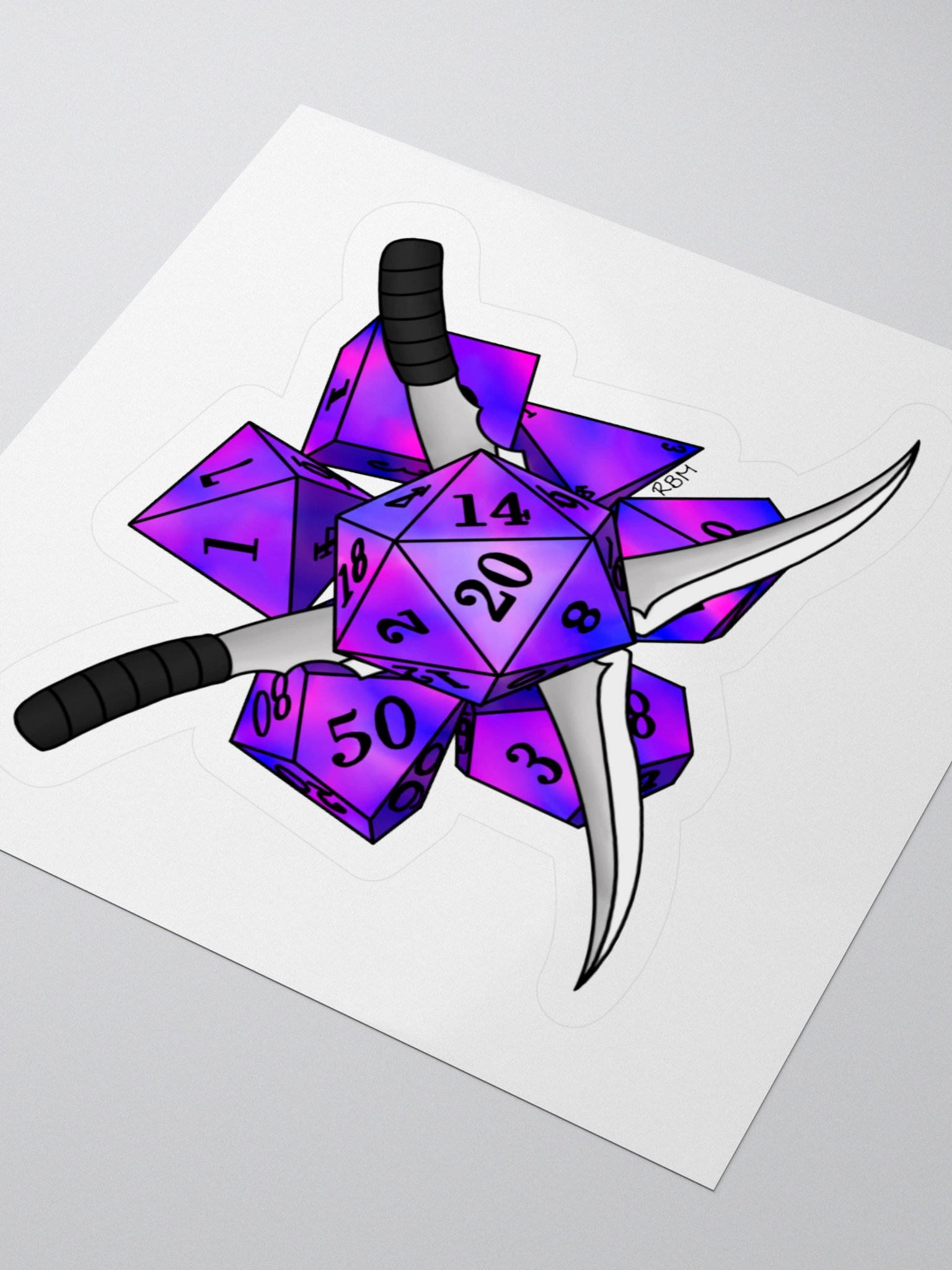 Bi Pride Dice Design product image (7)