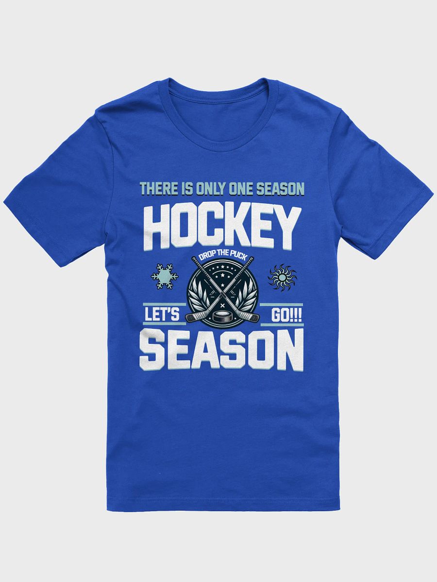Funny Hockey T-Shirt - There is Only One Season: Hockey Season - Beer League Hockey Shirt for Men - Gift for Year-Round Hockey Players product image (2)