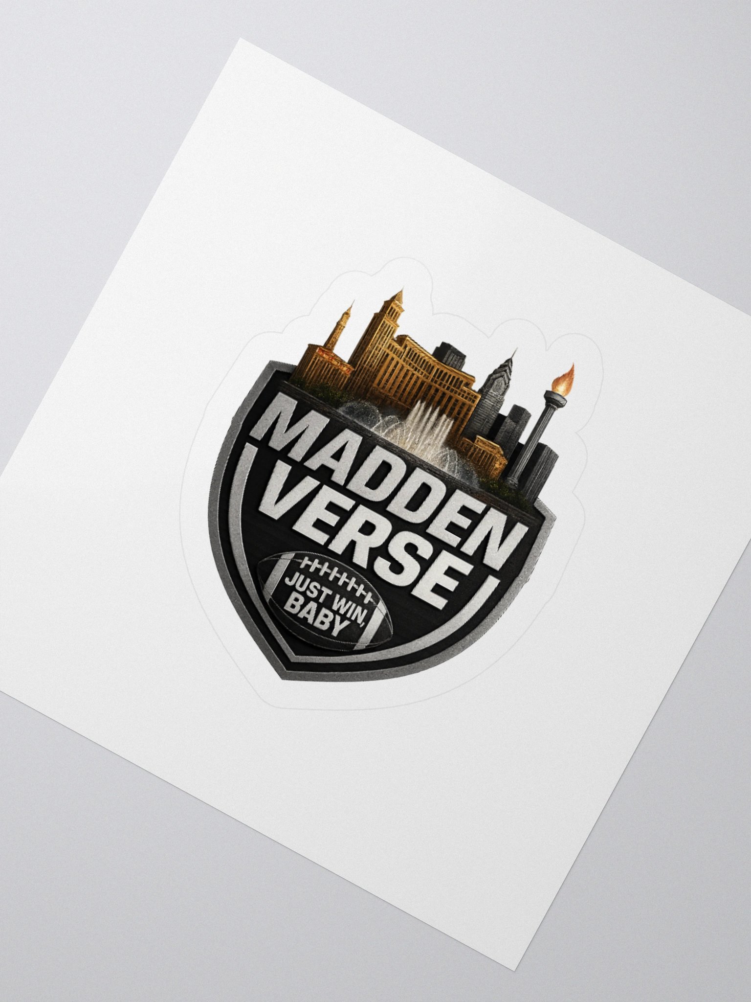 JUST WIN BABY MADDEN VERSE STICKER product image (6)