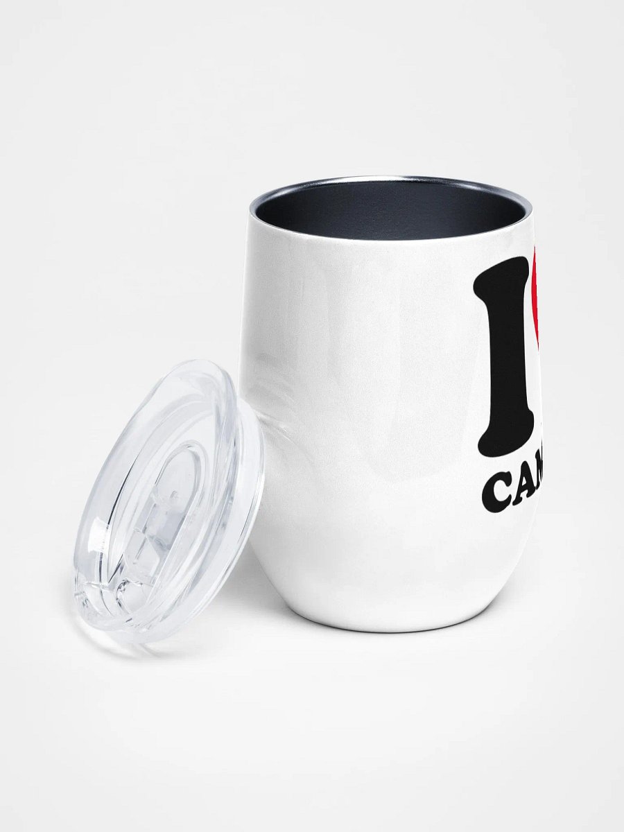 I Love Camping Wine Tumbler product image (2)