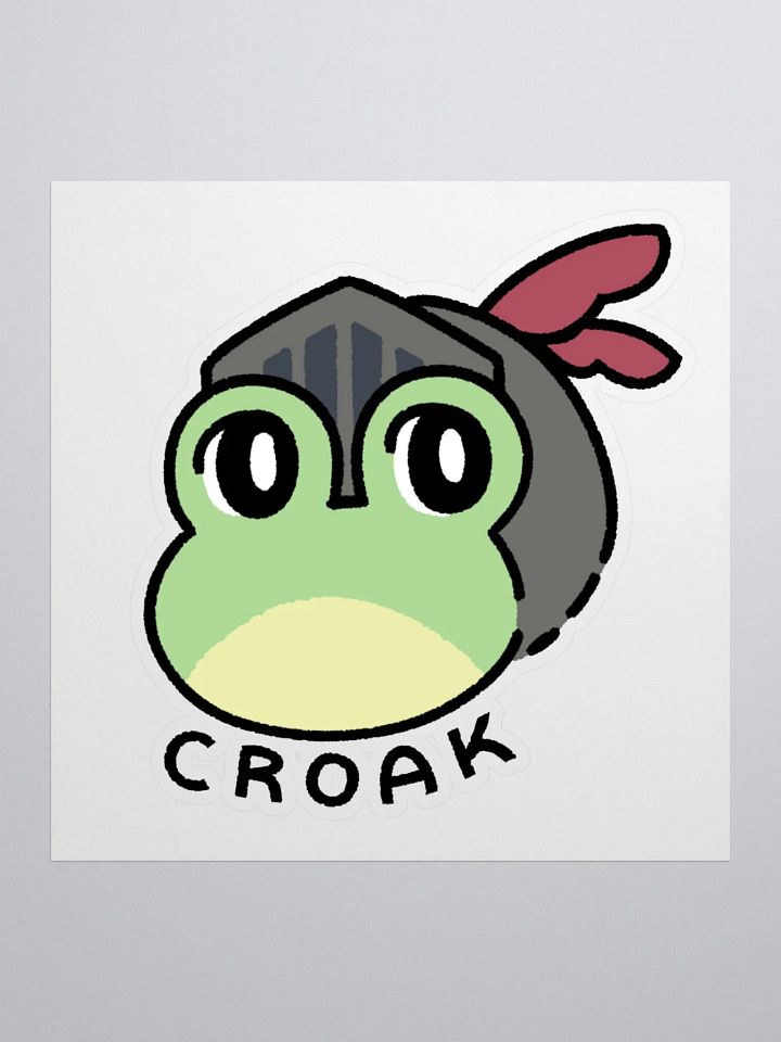 Croak Logo Sticker product image (1)