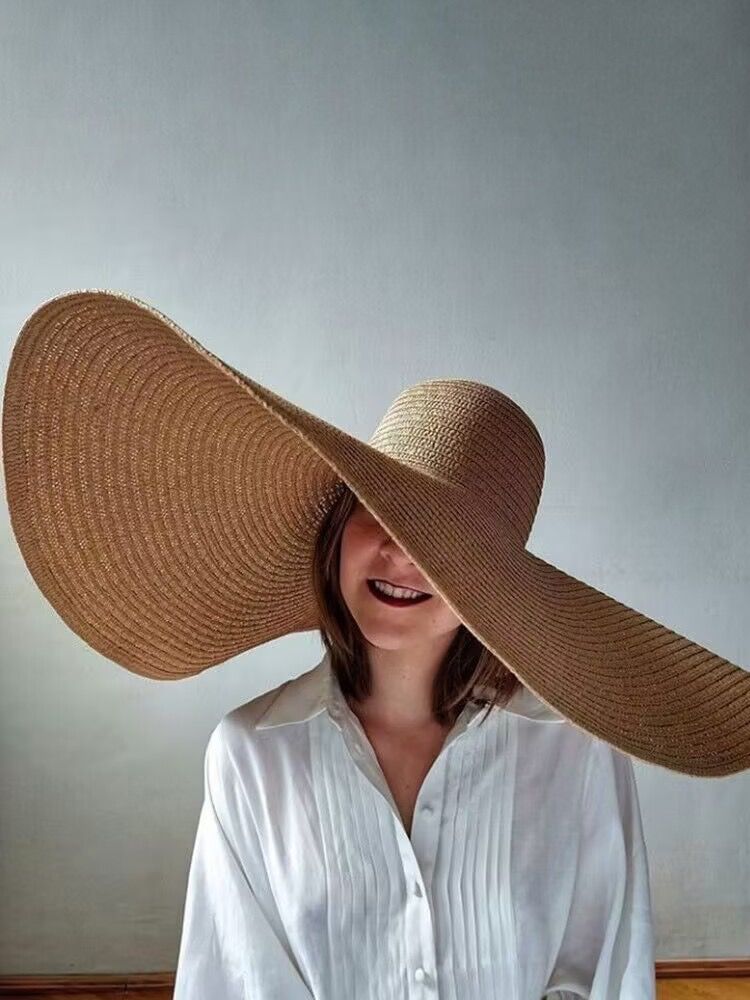 Oversized straw hat product image (4)