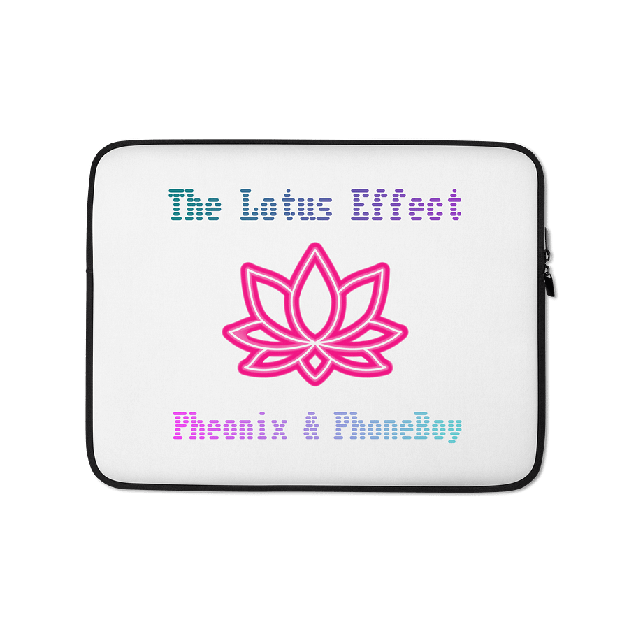 Lotus Effect Logo Laptop Sleeve product image (1)