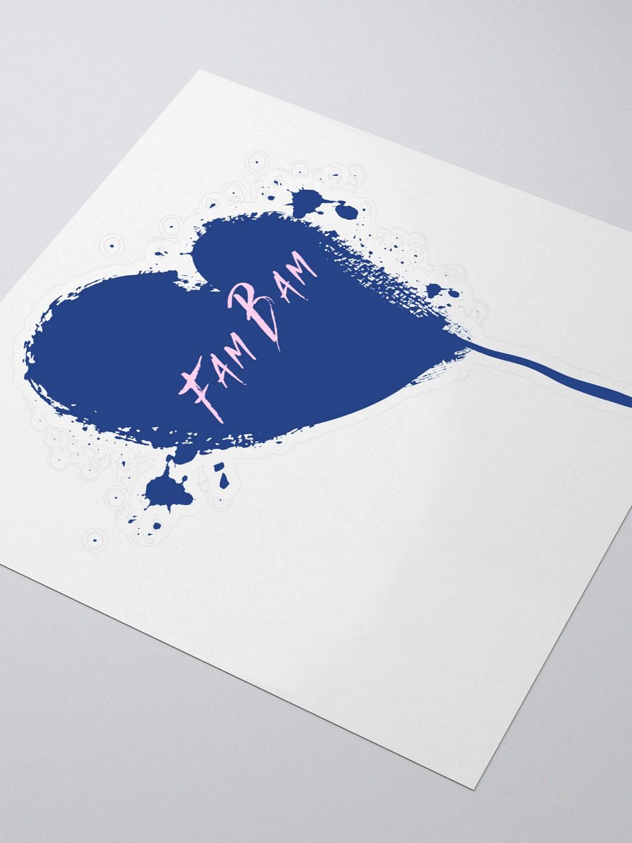 FB Blue Heart Sticker product image (3)