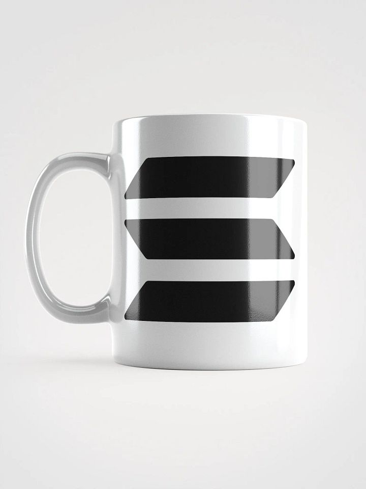Solana Logo White Glossy Mug product image (4)