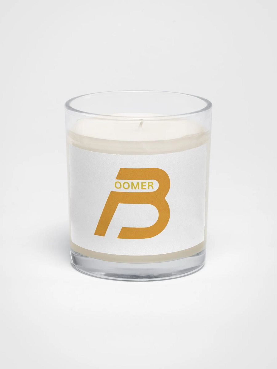 Boomer Soy Wax Candle- mustard logo product image (1)