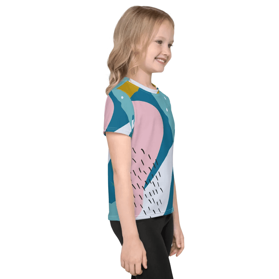 All-Over Print Kids Crew Neck T-Shirt product image (4)