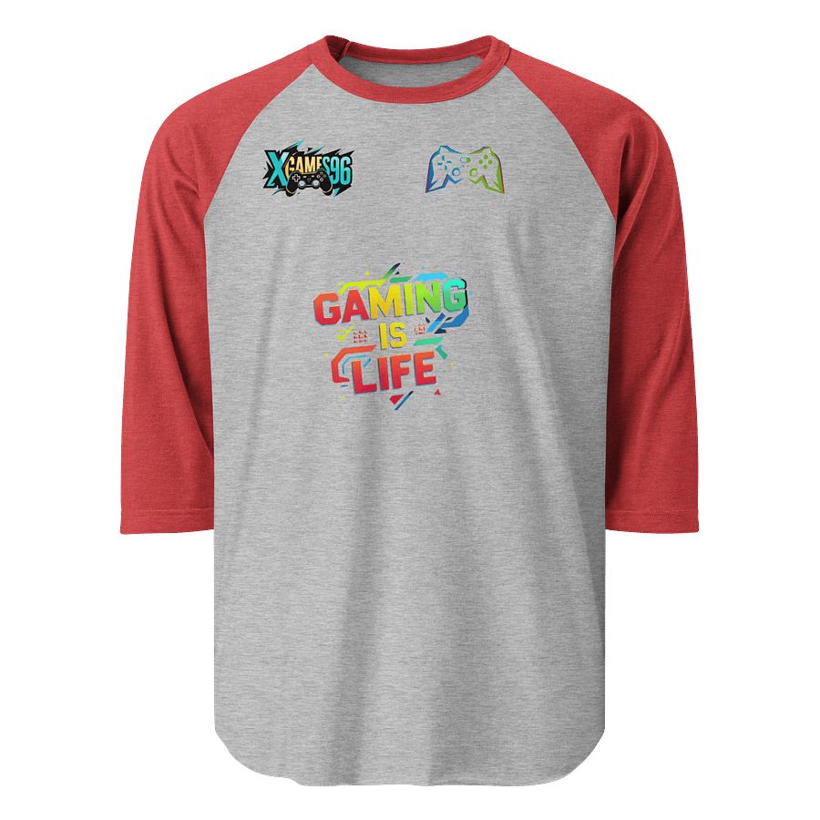 xgames96 Gamer's Life ¾ Sleeve Tee product image (1)