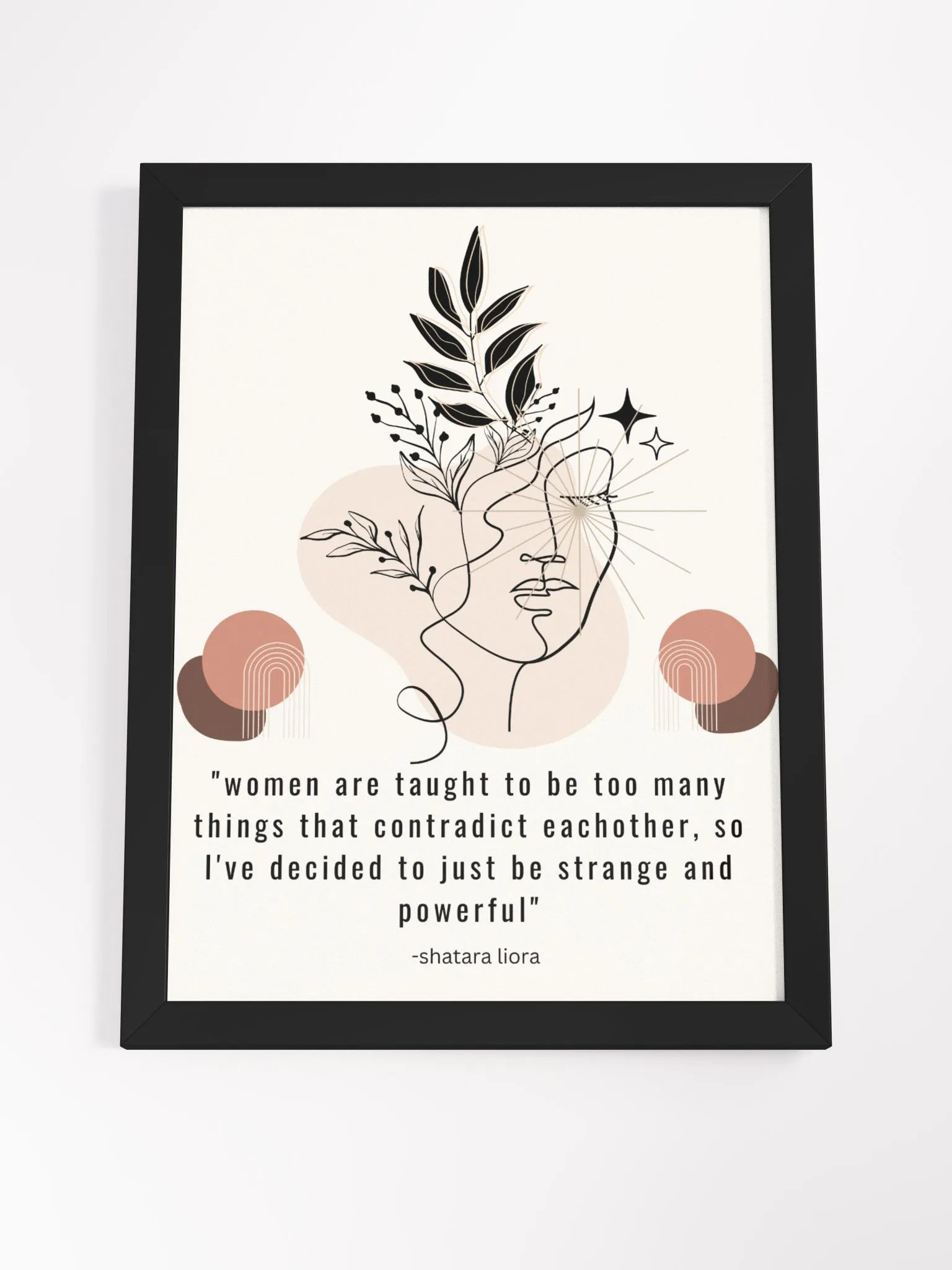 strange and powerful ii- framed design product image (4)