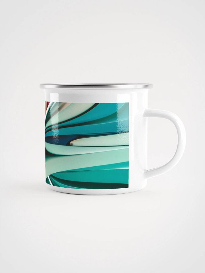 Spiral Seas Enamel Mug product image (1)