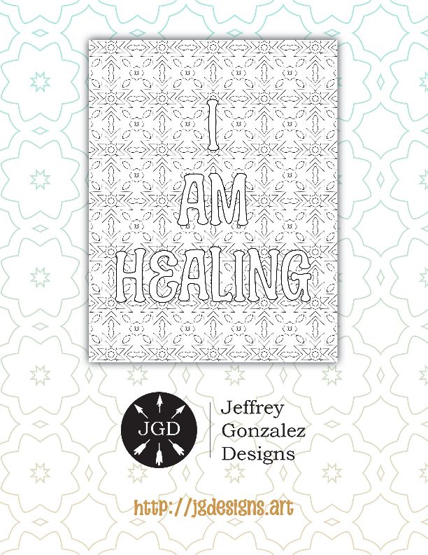 Self-Love Coloring Book For Adults - Printable E-Book PDF product image (2)