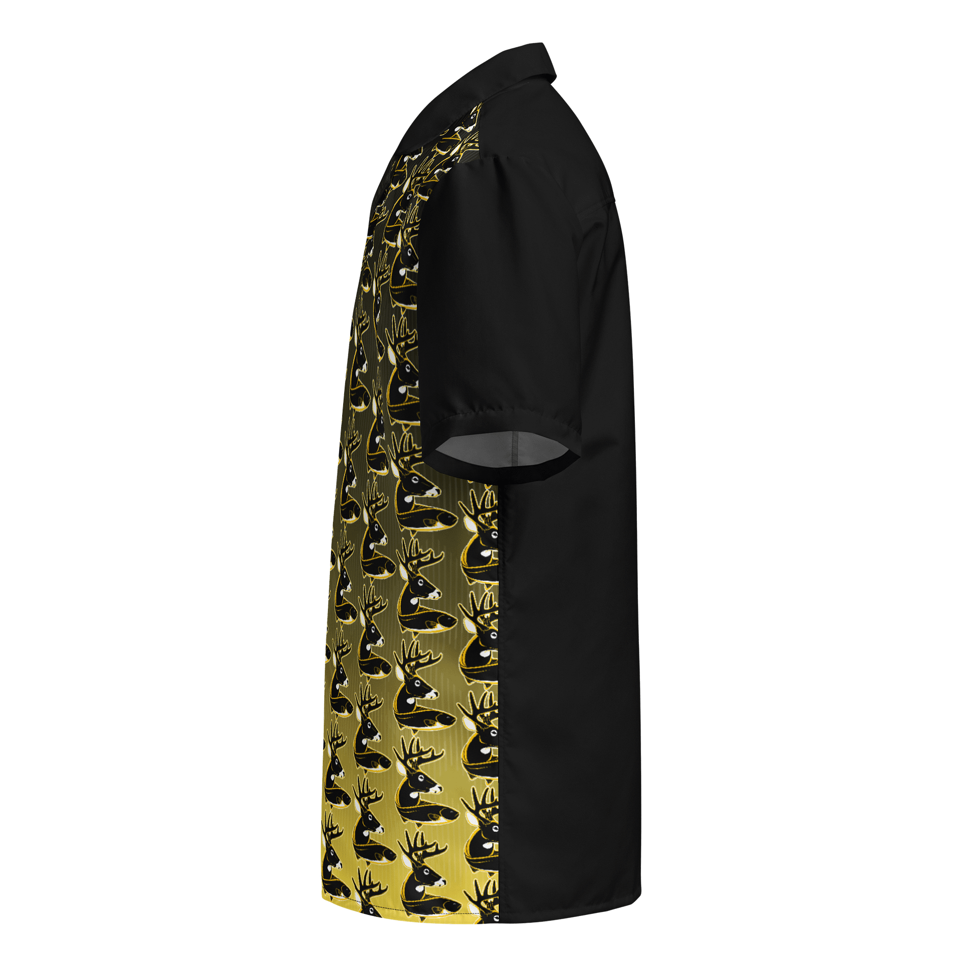 Black & Yellow Hawaiian Shirt product image (3)