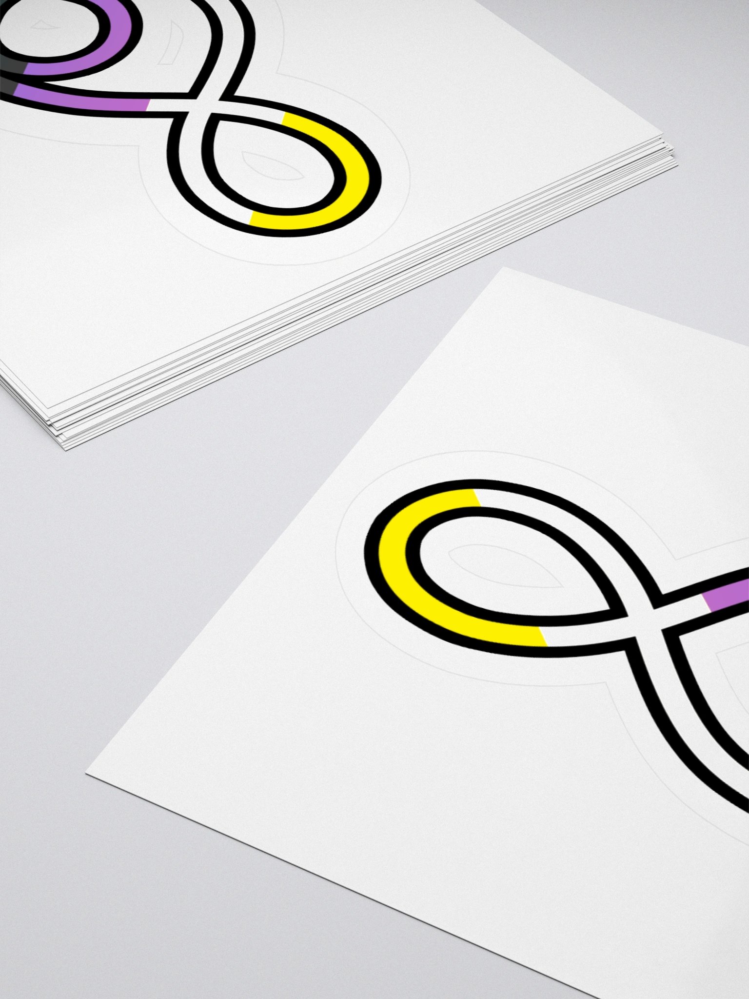 Treble Clef (Non-Binary) - Kiss Cut Sticker product image (12)