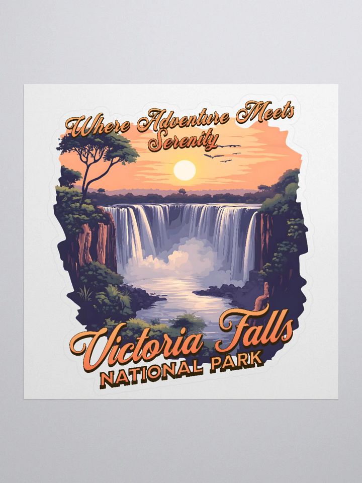 Victoria Falls Adventure Kiss Cut Stickers product image (1)