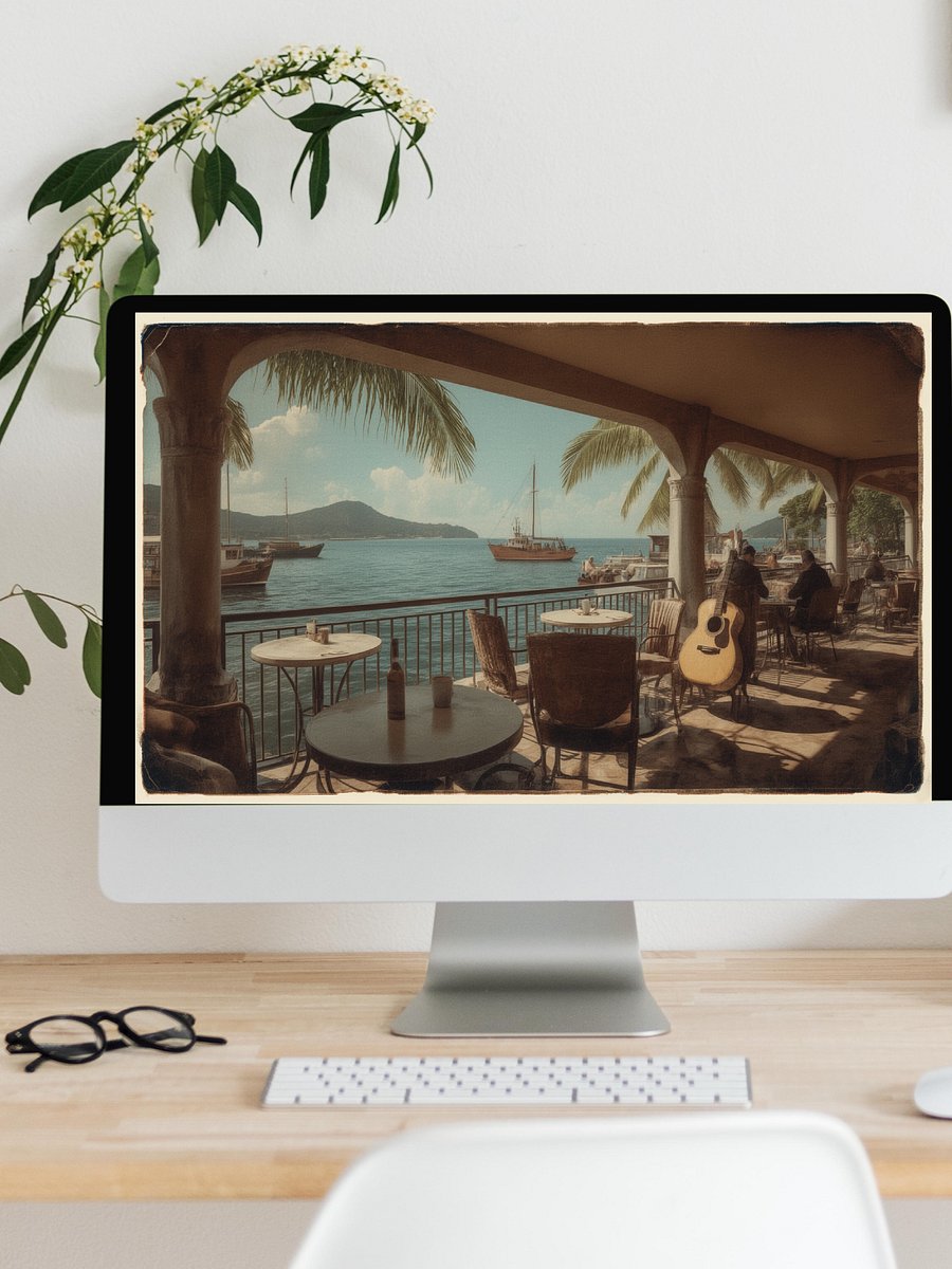 Lo-Fi Bossa Nova Jazz Café Vol. 2 Ep 6-10 • 5 Vintage Rio Images • 3 Sizes Each • Pro Photo Bundle (15 Files) product image (3)