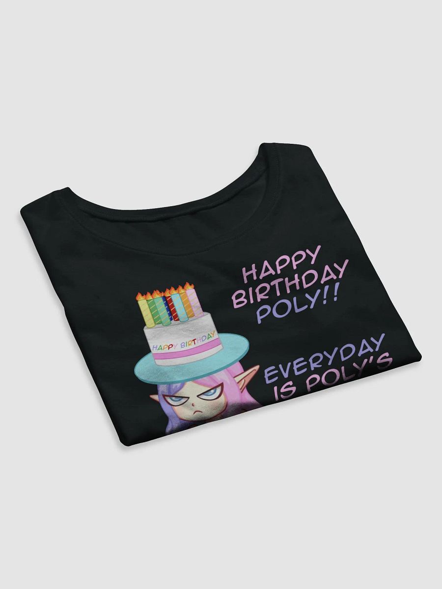 Happy Birthday Poly - Crop T shirt product image (8)