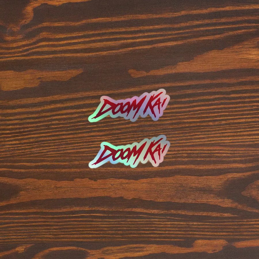 Doom Kai [Red] Grunge Sticker product image (5)