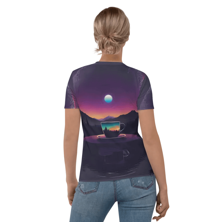 Coffee Sunset All Over Print T-shirt product image (5)