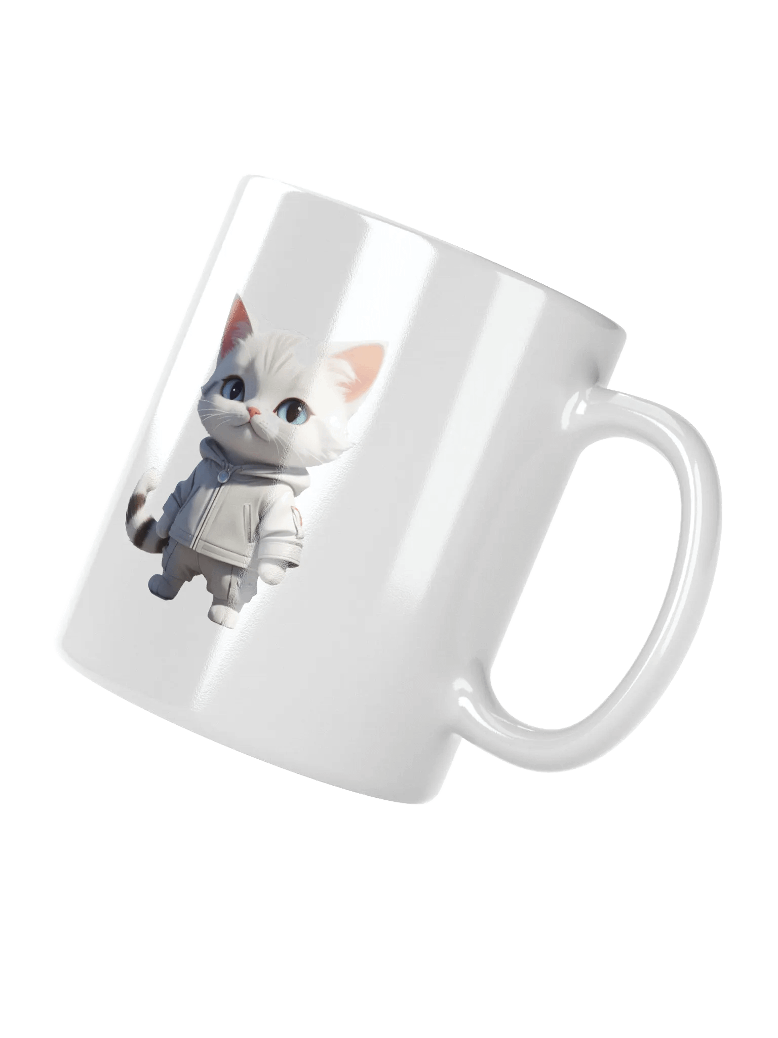 Cute Cartoon Kitty White Mug product image (3)