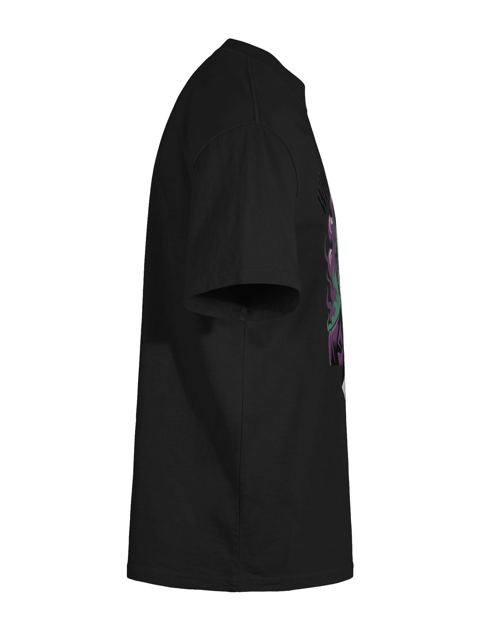 Why So Serious: Joker Veiled Vapour Oversized Faded Unisex T-Shirt product image (11)