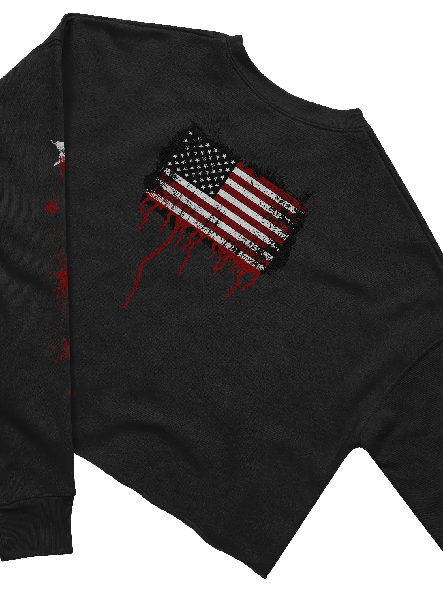 Make America Goth Again - Statement Cropped Fleece - Sacrilegious Gothic Design for Rebels product image (4)