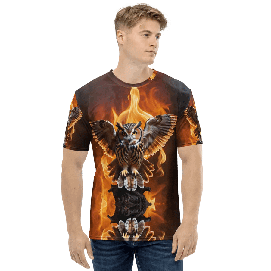 Owl T shirt product image (1)