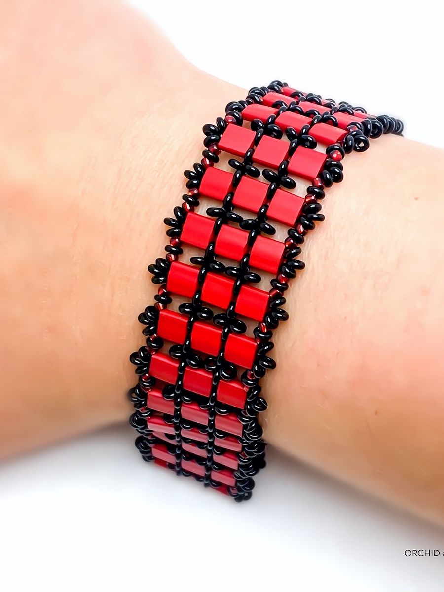 Beading Pattern – Twilight Tila Bead Bracelet product image (7)
