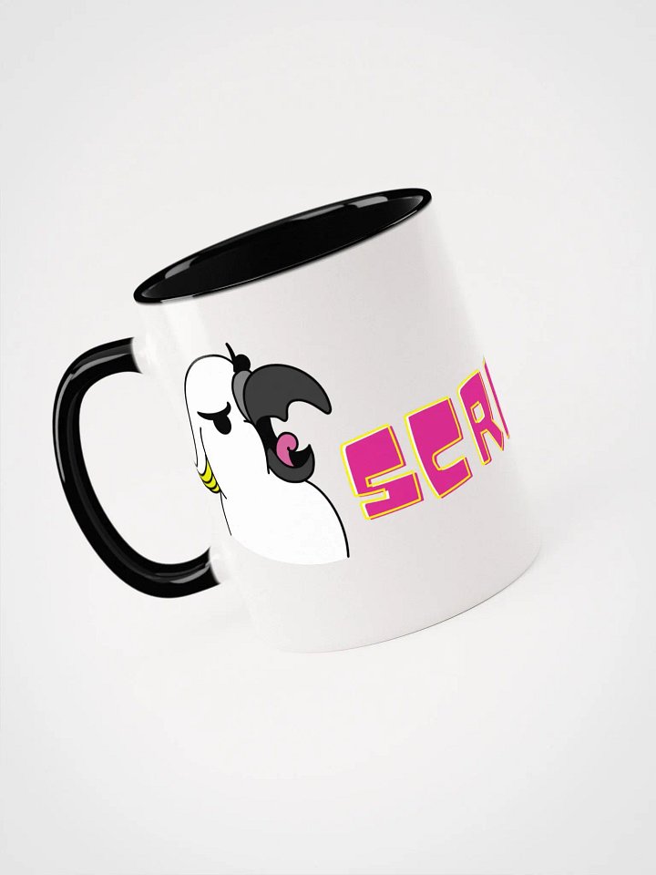 Screaming Cockatoo Mug Multicolored Rim product image (1)