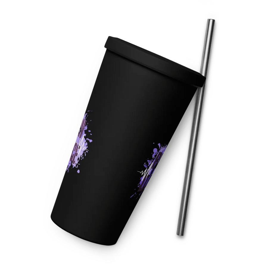 Born to Dance Vibrant Beats His Silhouette Insulated Tumbler product image (48)