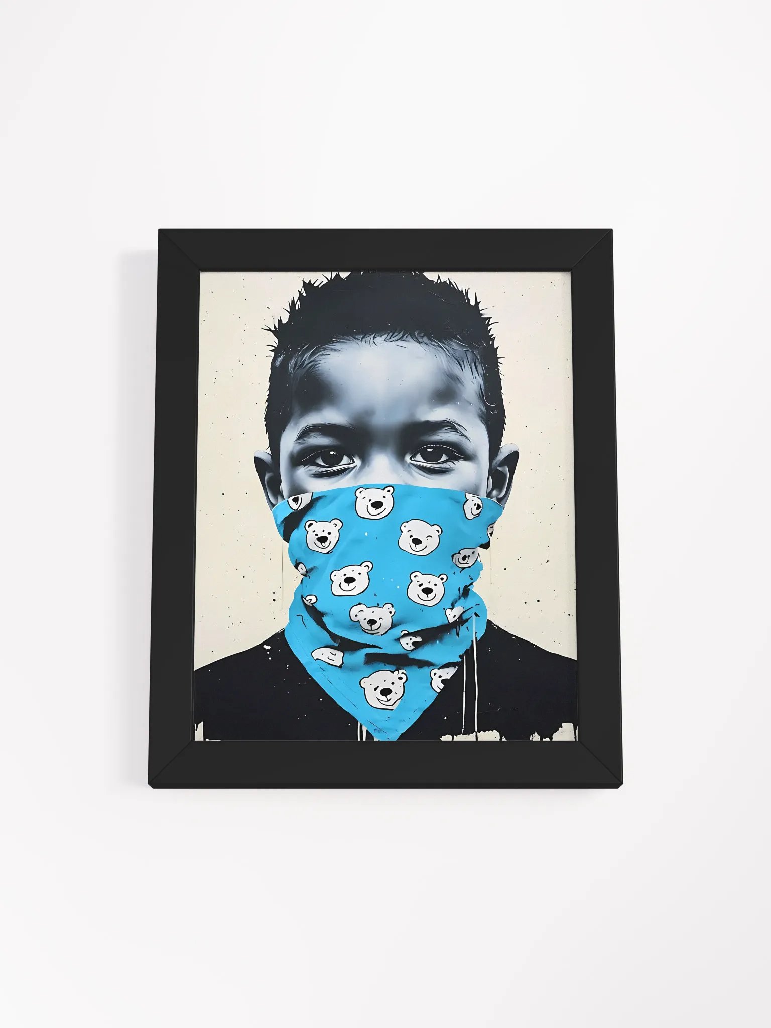 Bear Bandana Vibes Framed Poster product image (2)