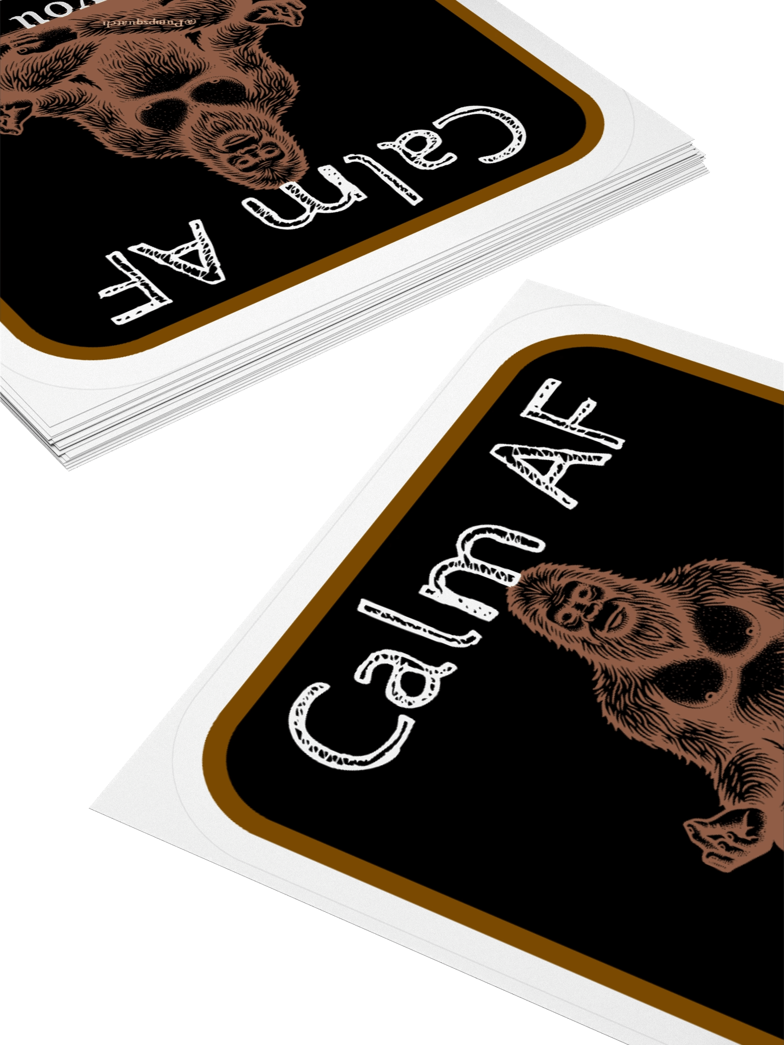 Pumpsquatch Calm AF Sticker product image (4)