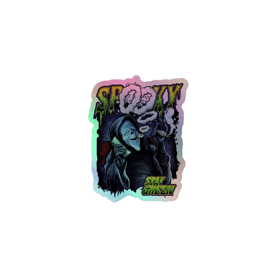 Smokin Spooky Holo Sticker product image (1)