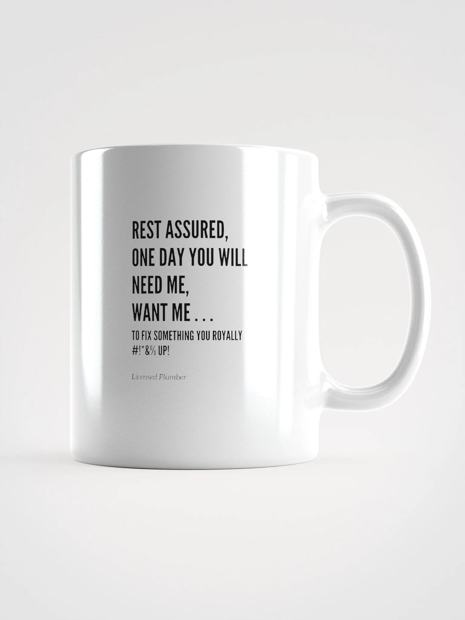 Funny Licensed Plumber's Mug product image (3)