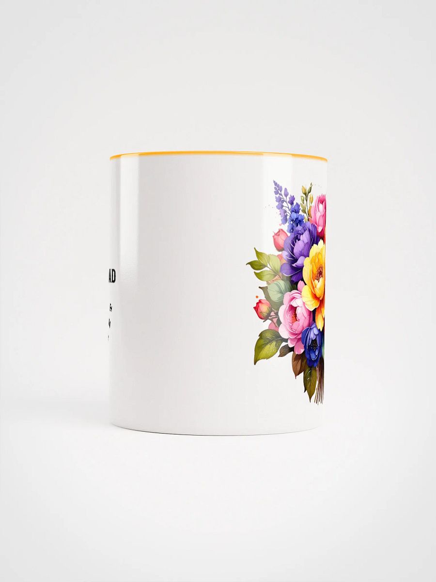 Columbia Road Market Peek-a-Boo Ceramic Mug (Orange Floral) product image (5)