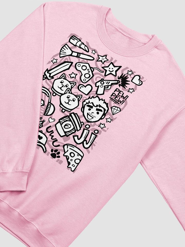 J-Doodle Sweatshirt (Pink) product image (1)