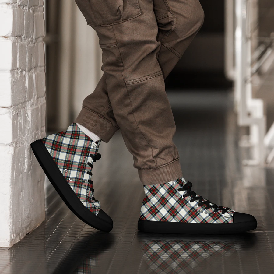 Stewart Dress Tartan Men's High Top Shoes product image (16)