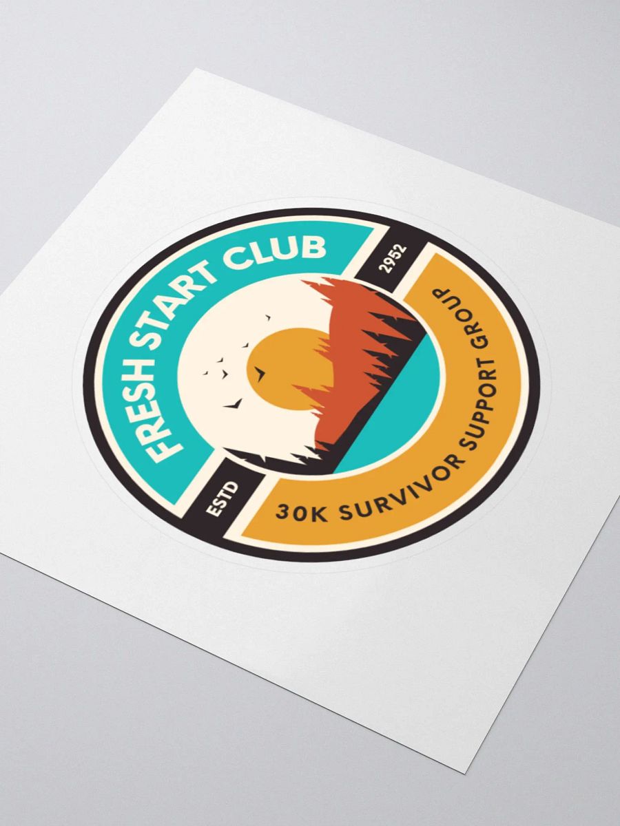 Fresh Start Club Sticker product image (5)