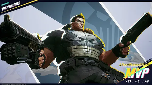 MVP with The Punisher in Marvel Rivals, I should probably learn how to play as him more 😅 #marvelrivals #ps5 #videogames