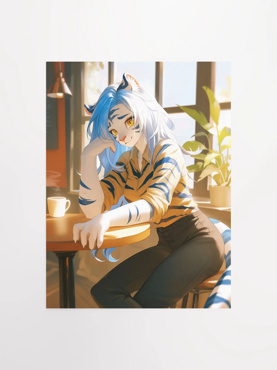 Cozy Cafe Catgirl Poster product image (2)