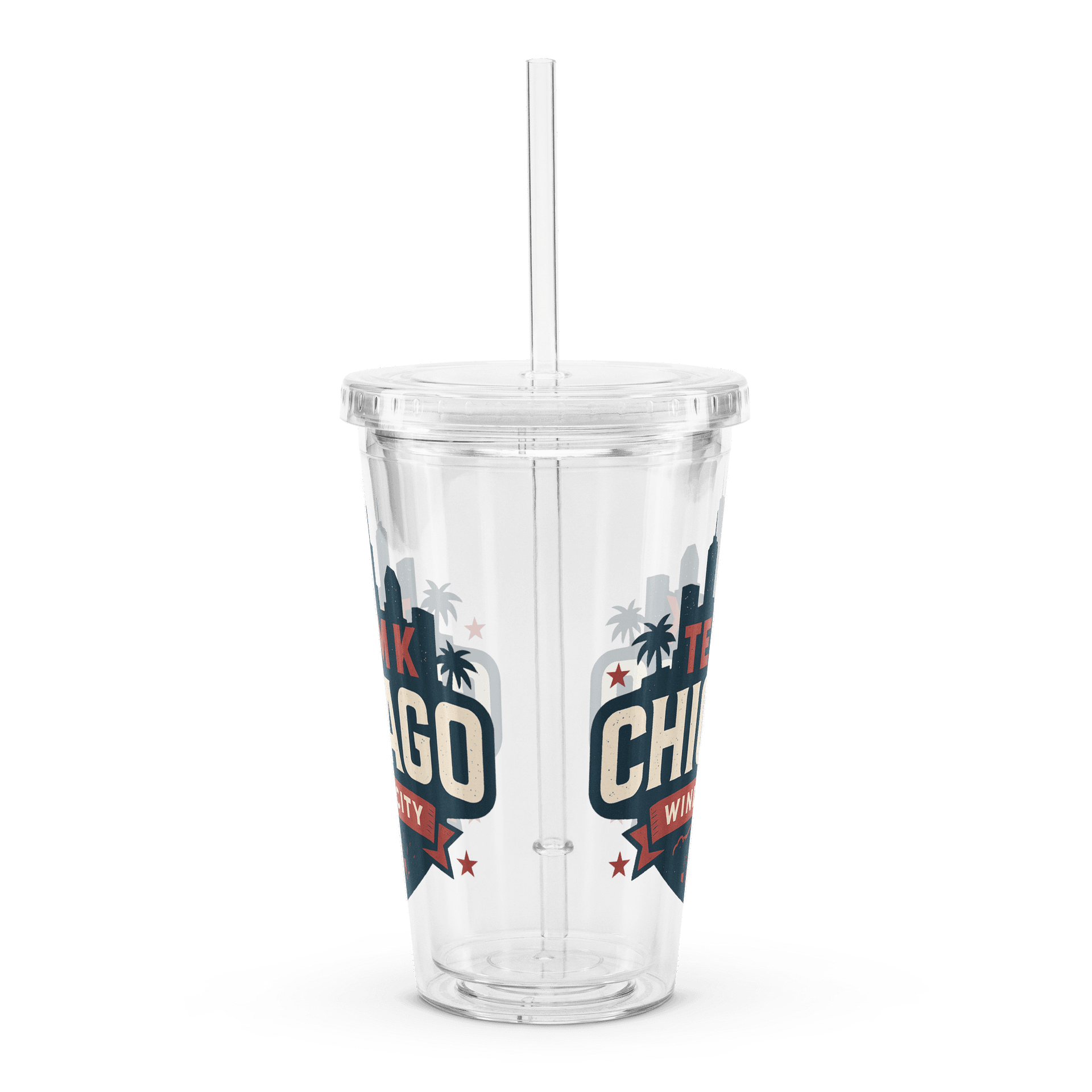 Team K Chicago Clear Plastic Tumbler product image (3)