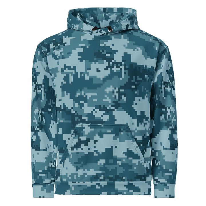Pixelated Sky Unisex Camo Hoodie product image (1)