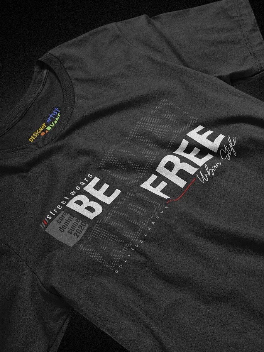 Classic Fit T-Shirt - 'Be Wild and Free' Design product image (3)