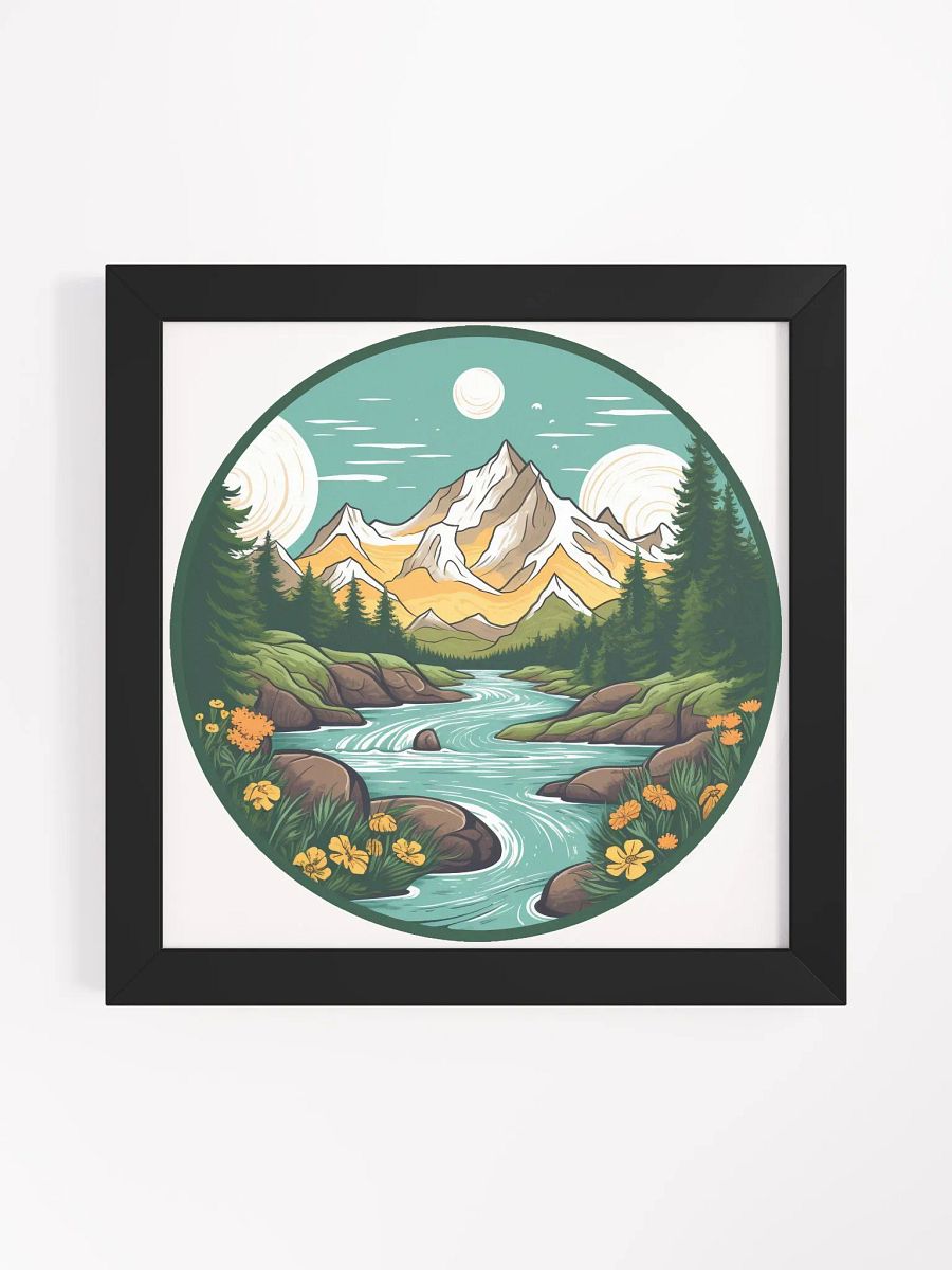 spring mountains framed print product image (1)