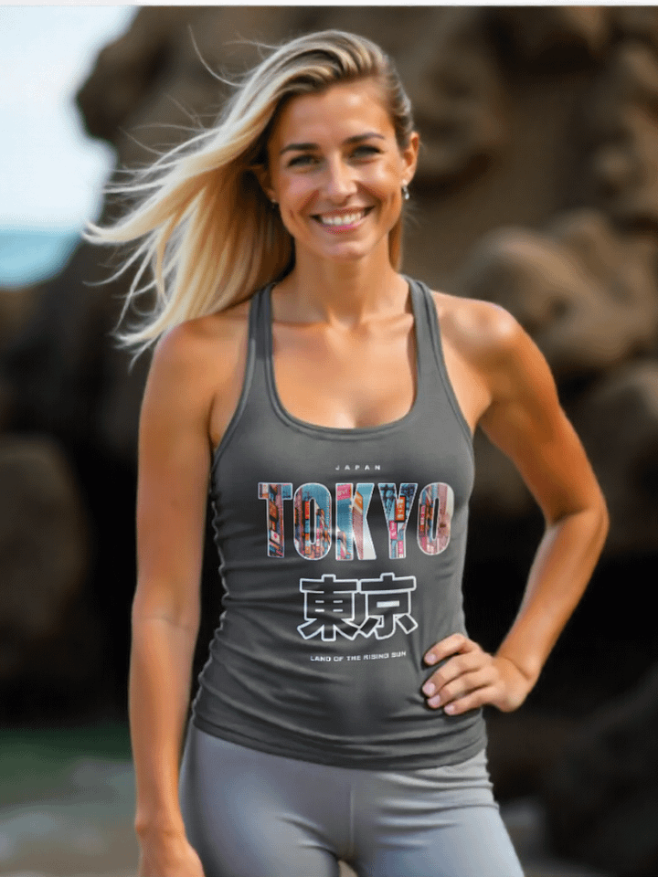 Tokyo City | Bella+Canvas Women's Flowy Muscle Tank product image (1)